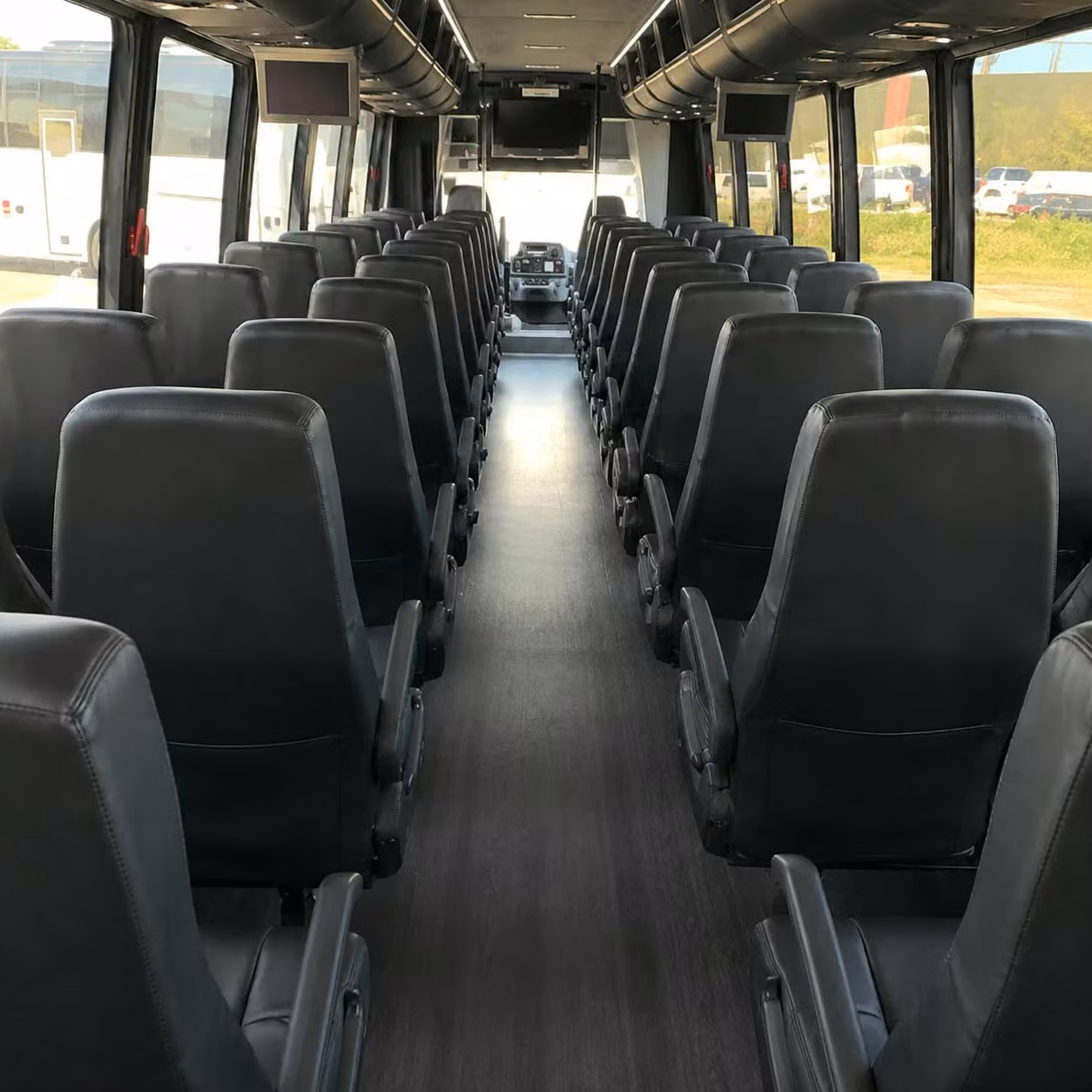 25 passenger minibus interior