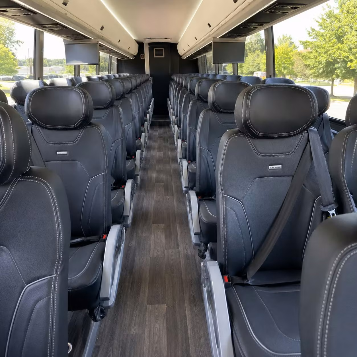 nampa charter bus inside